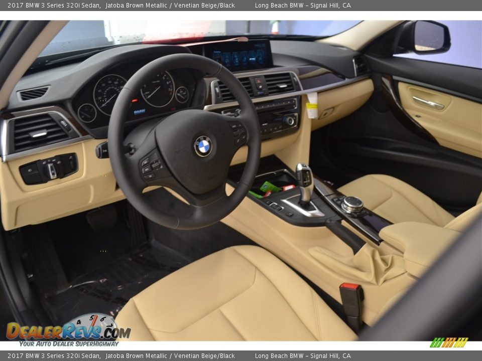 2017 BMW 3 Series 320i Sedan Jatoba Brown Metallic / Venetian Beige/Black Photo #7