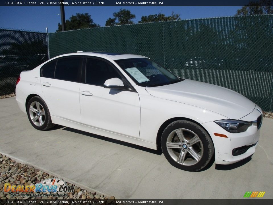 2014 BMW 3 Series 320i xDrive Sedan Alpine White / Black Photo #1