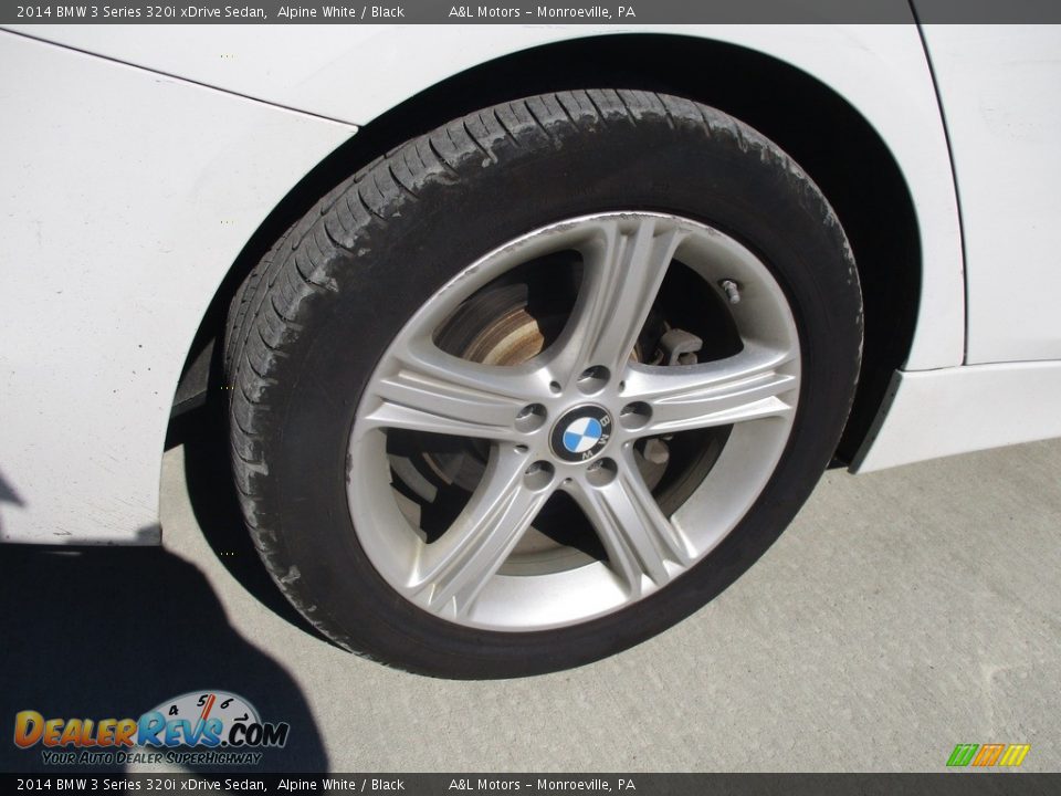 2014 BMW 3 Series 320i xDrive Sedan Alpine White / Black Photo #3