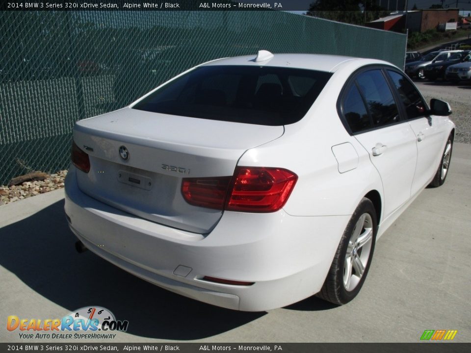2014 BMW 3 Series 320i xDrive Sedan Alpine White / Black Photo #4