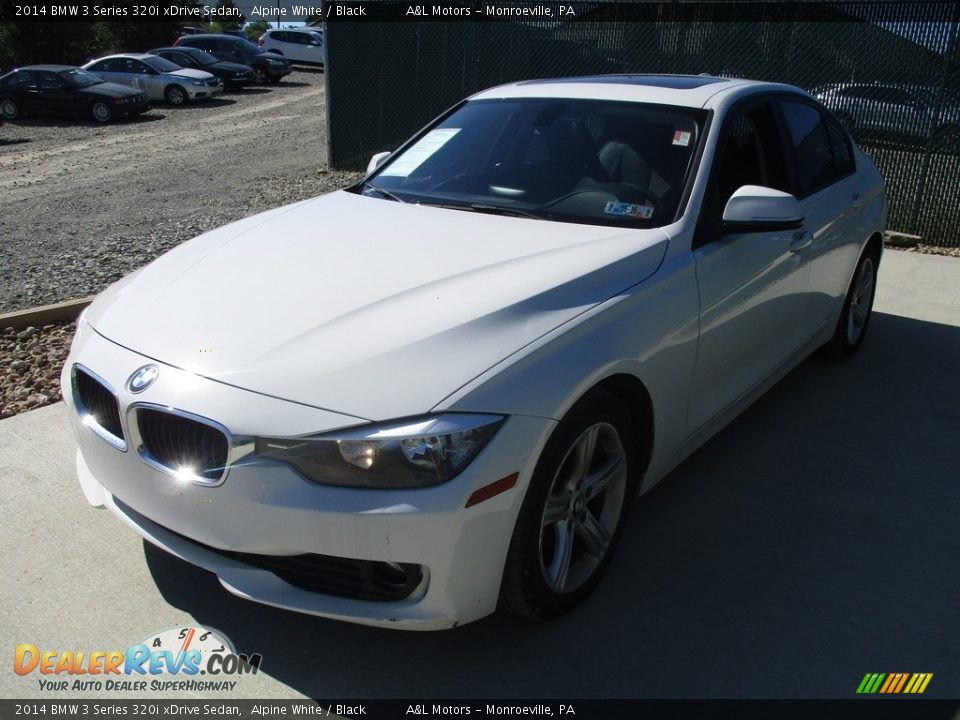 2014 BMW 3 Series 320i xDrive Sedan Alpine White / Black Photo #7