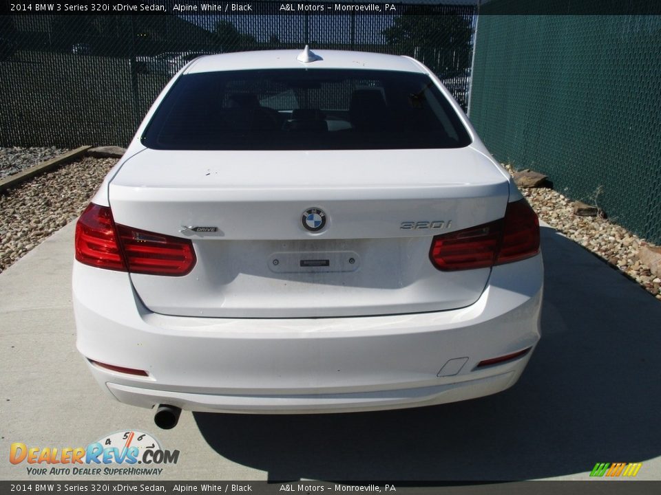 2014 BMW 3 Series 320i xDrive Sedan Alpine White / Black Photo #9