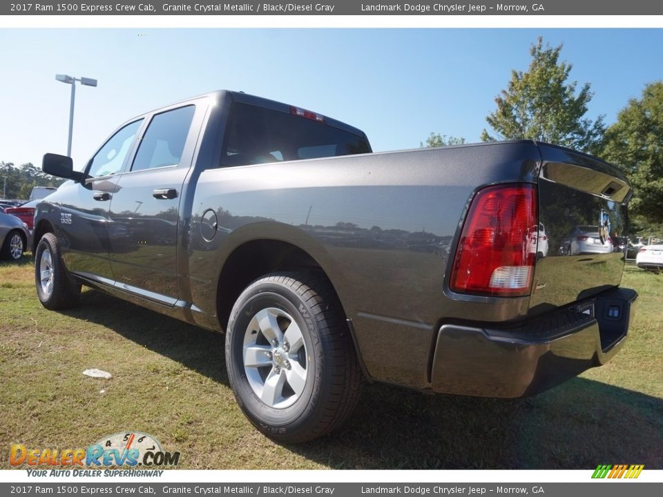 2017 Ram 1500 Express Crew Cab Granite Crystal Metallic / Black/Diesel Gray Photo #2