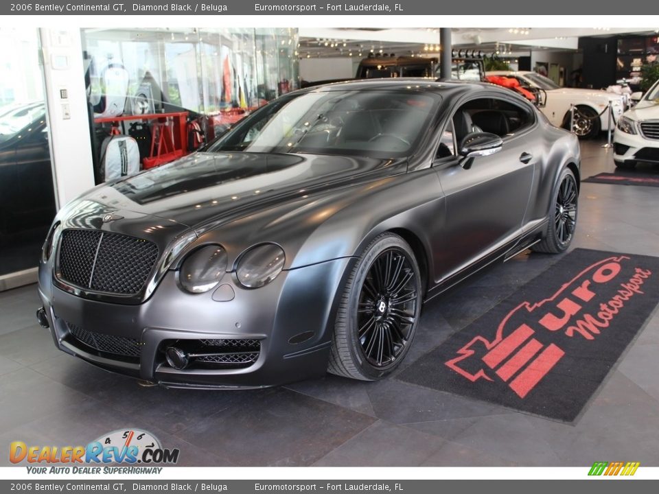 2006 Bentley Continental GT Diamond Black / Beluga Photo #1