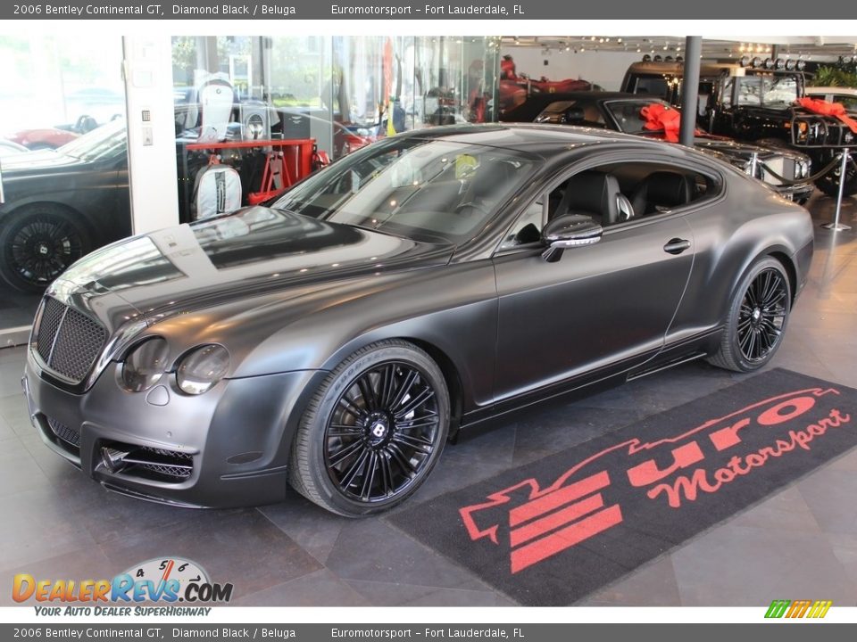 2006 Bentley Continental GT Diamond Black / Beluga Photo #2