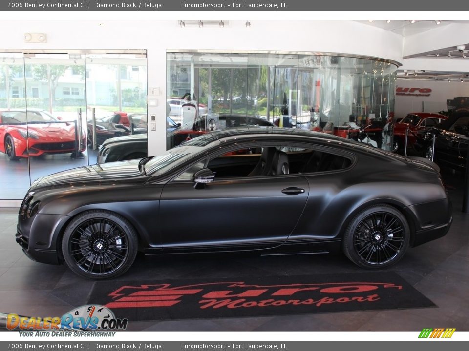 2006 Bentley Continental GT Diamond Black / Beluga Photo #3