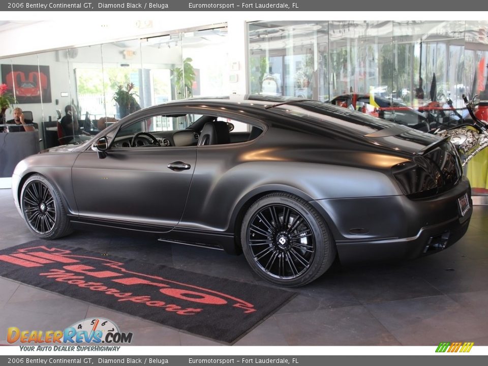 2006 Bentley Continental GT Diamond Black / Beluga Photo #4