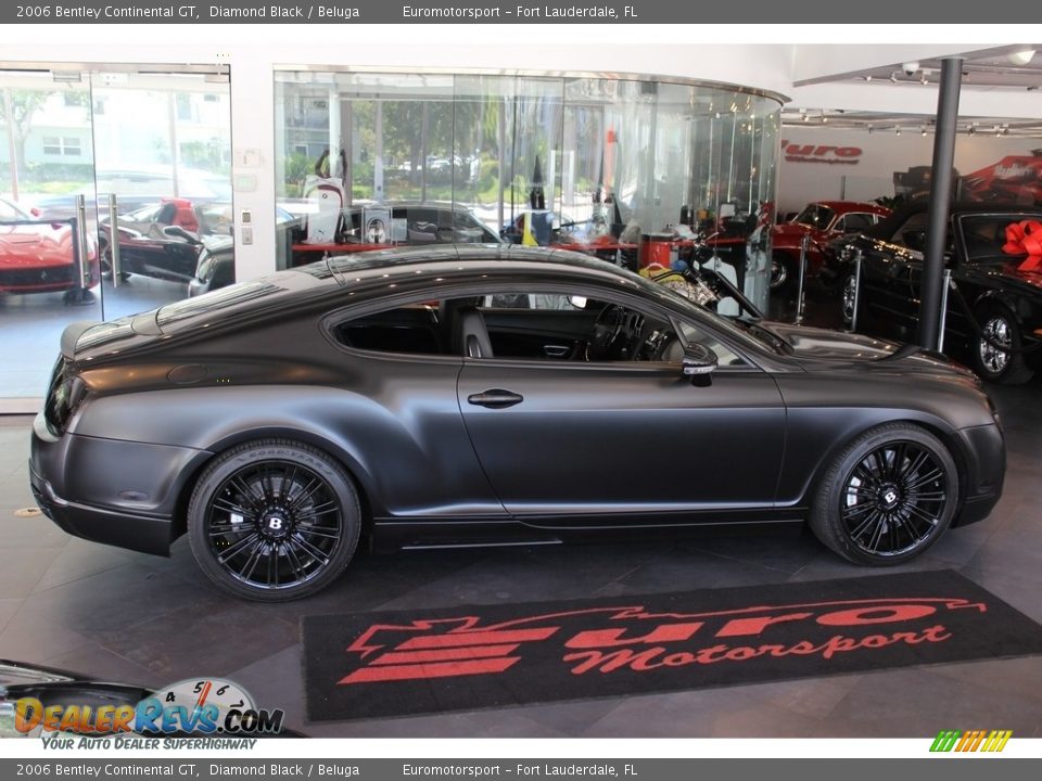 2006 Bentley Continental GT Diamond Black / Beluga Photo #6