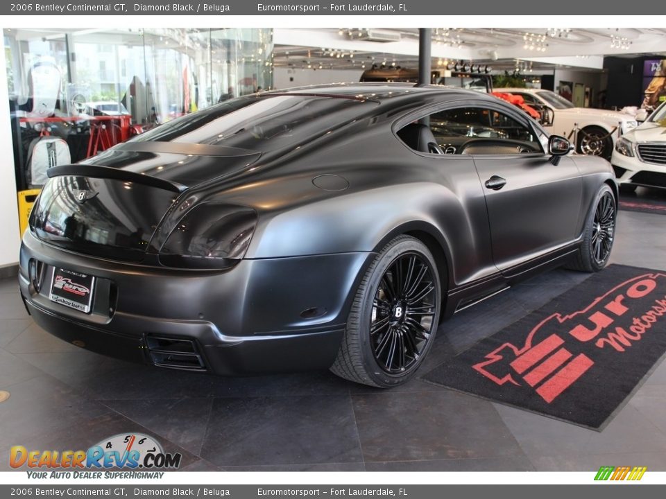 2006 Bentley Continental GT Diamond Black / Beluga Photo #12