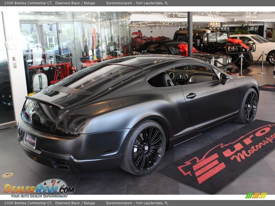 2006 Bentley Continental GT Diamond Black / Beluga Photo #13
