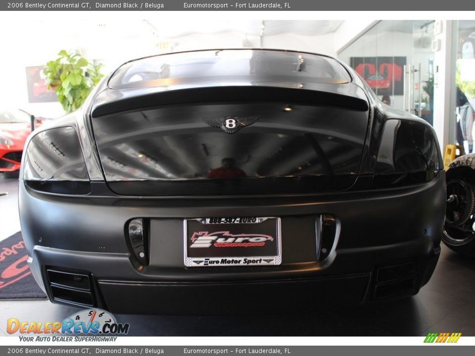 2006 Bentley Continental GT Diamond Black / Beluga Photo #14