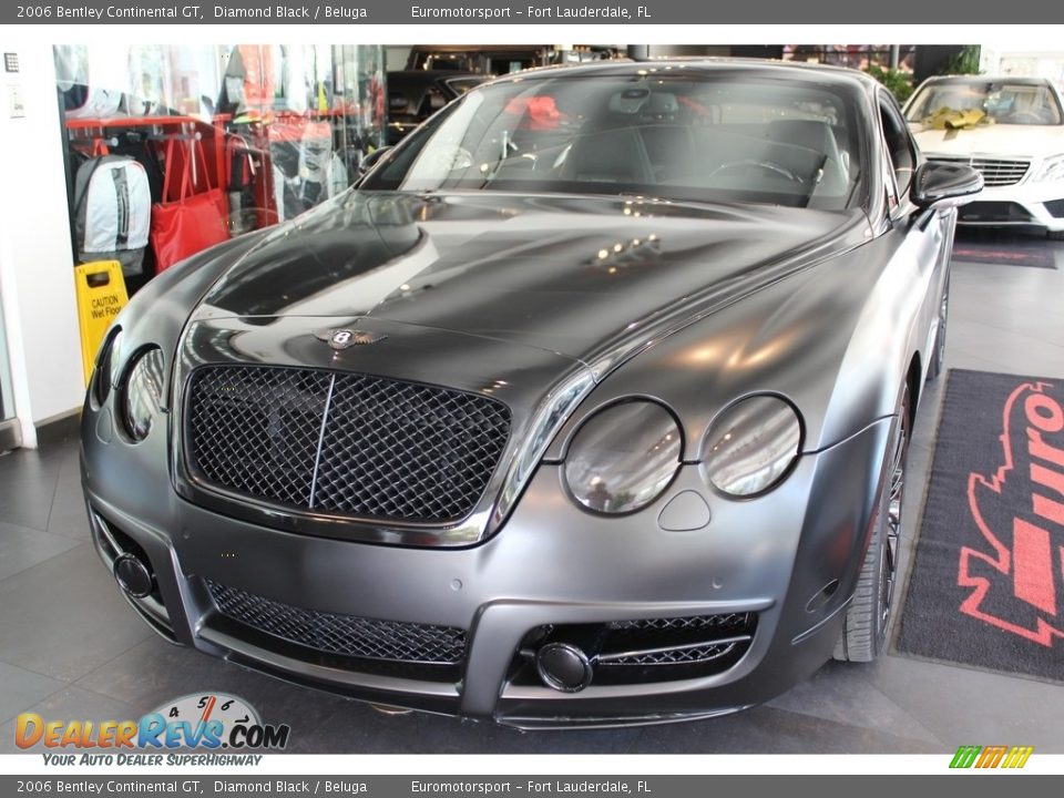 2006 Bentley Continental GT Diamond Black / Beluga Photo #17