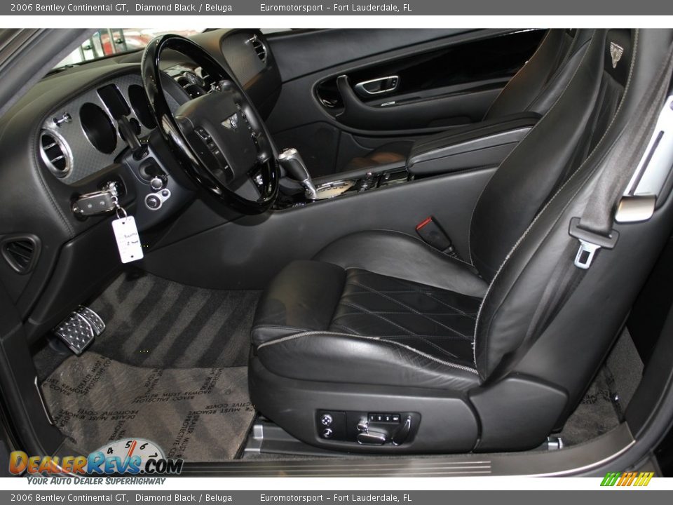 2006 Bentley Continental GT Diamond Black / Beluga Photo #20