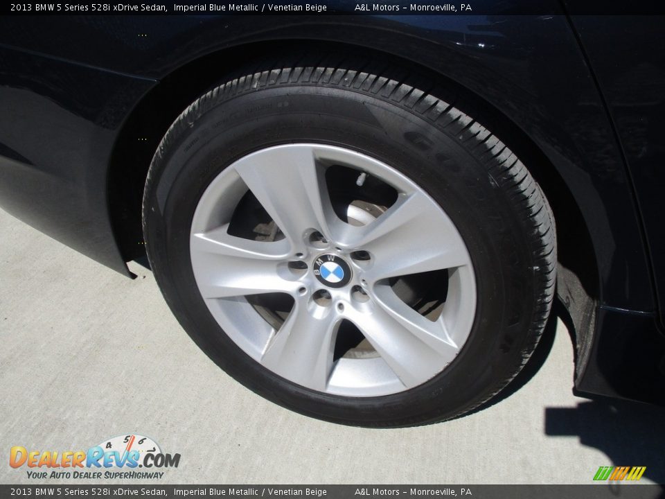 2013 BMW 5 Series 528i xDrive Sedan Imperial Blue Metallic / Venetian Beige Photo #3