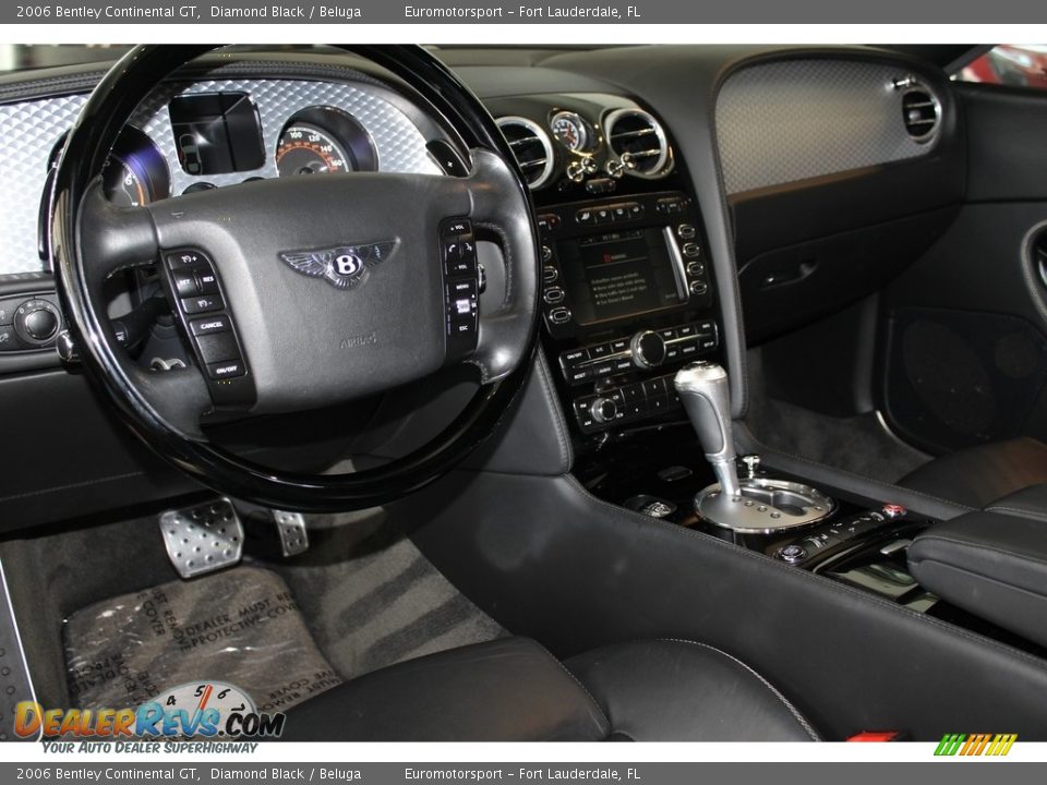 2006 Bentley Continental GT Diamond Black / Beluga Photo #22