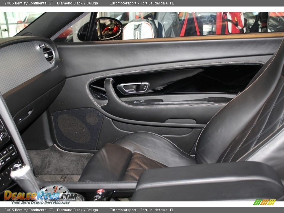 2006 Bentley Continental GT Diamond Black / Beluga Photo #25
