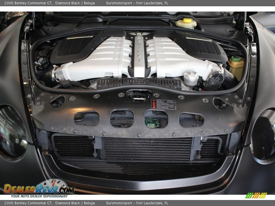 2006 Bentley Continental GT Diamond Black / Beluga Photo #27