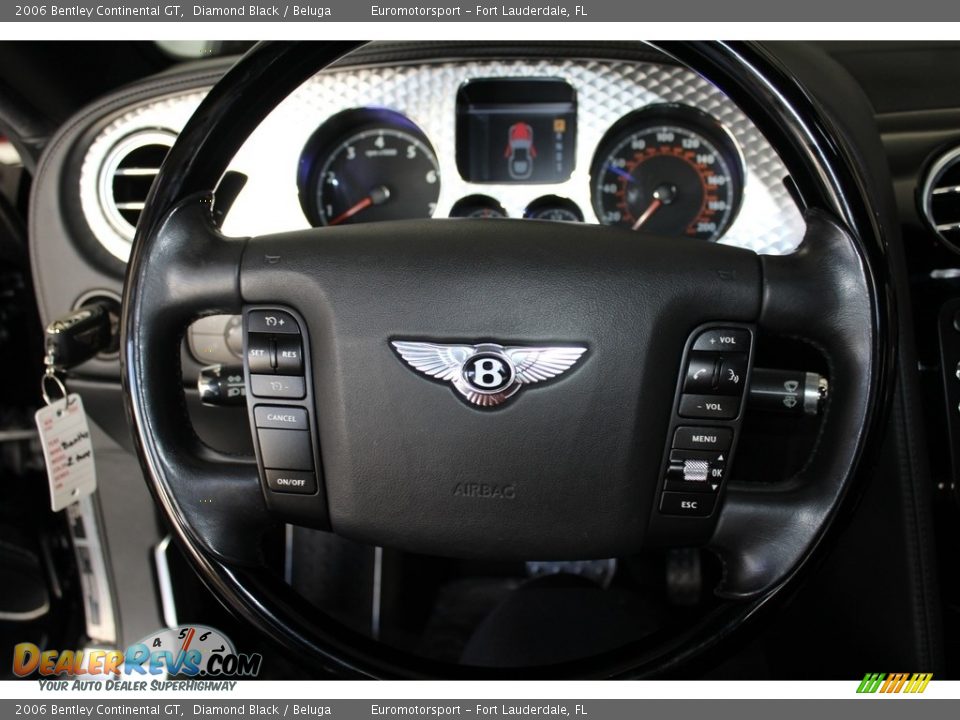 2006 Bentley Continental GT Diamond Black / Beluga Photo #38