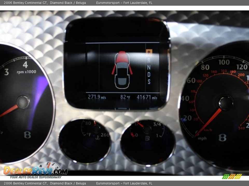 2006 Bentley Continental GT Diamond Black / Beluga Photo #39