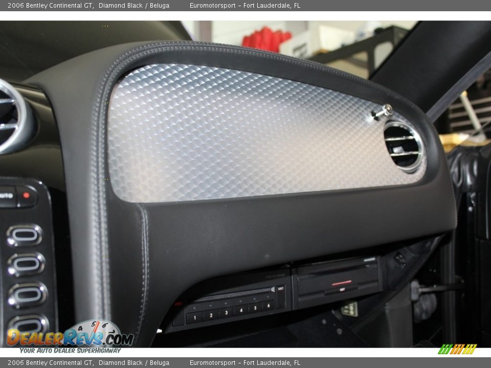 2006 Bentley Continental GT Diamond Black / Beluga Photo #42