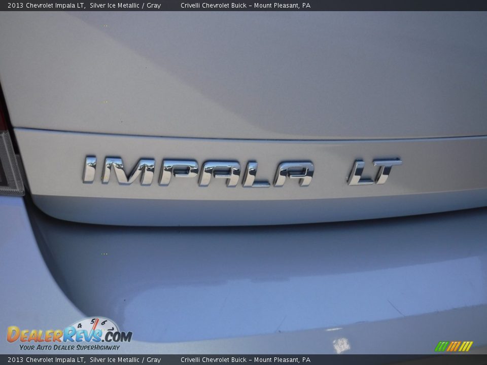 2013 Chevrolet Impala LT Silver Ice Metallic / Gray Photo #12