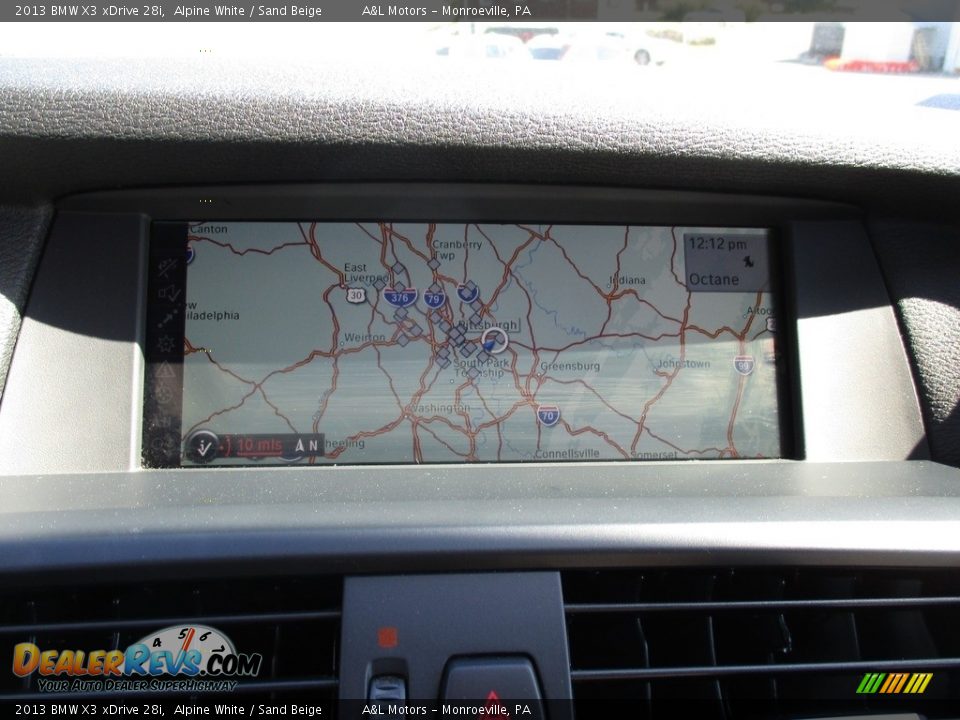 2013 BMW X3 xDrive 28i Alpine White / Sand Beige Photo #17