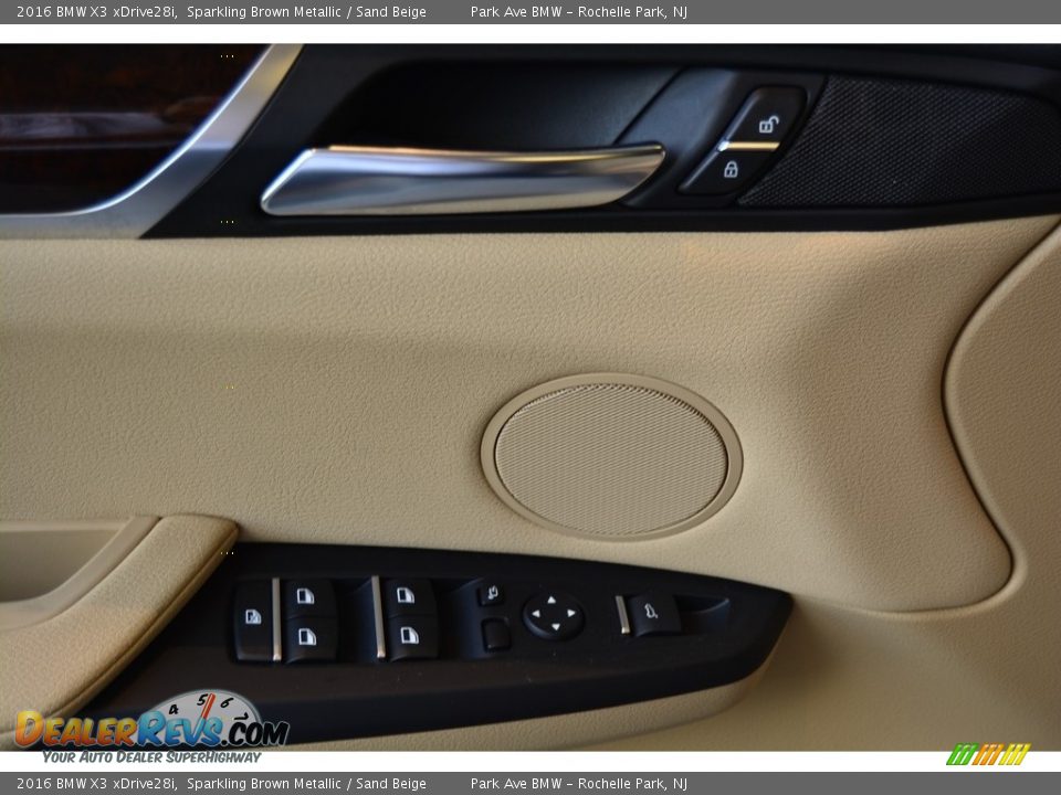 2016 BMW X3 xDrive28i Sparkling Brown Metallic / Sand Beige Photo #7