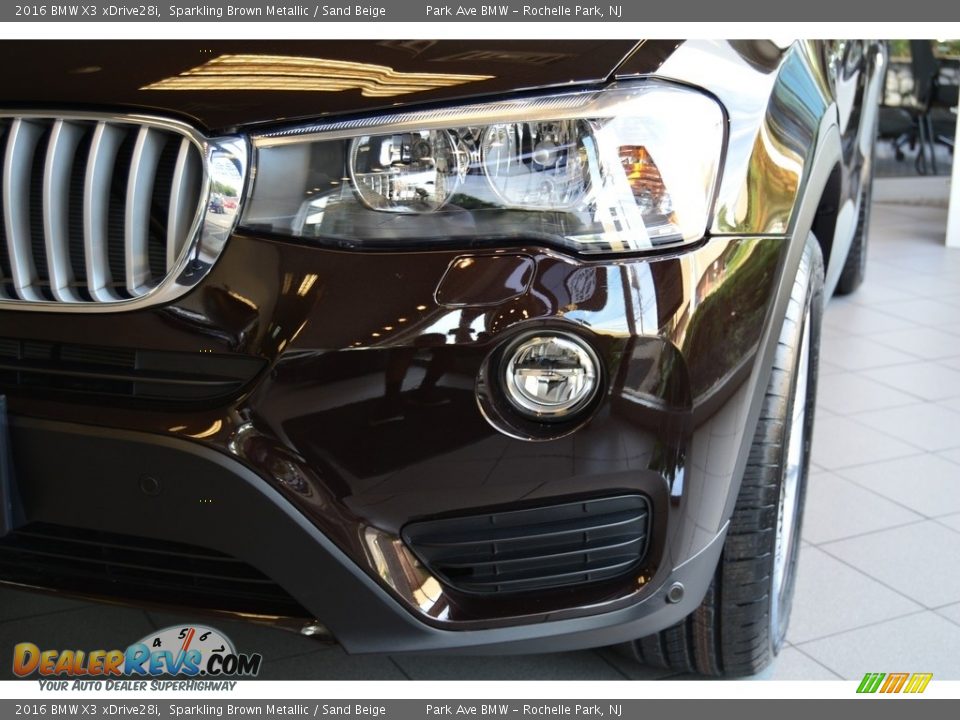 2016 BMW X3 xDrive28i Sparkling Brown Metallic / Sand Beige Photo #28