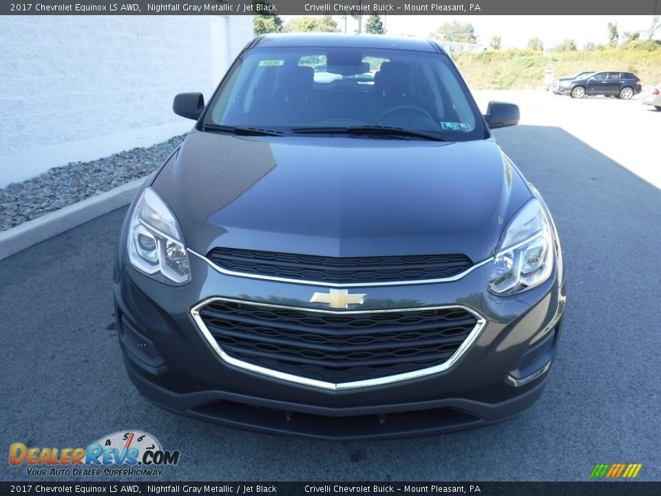 2017 Chevrolet Equinox LS AWD Nightfall Gray Metallic / Jet Black Photo #4