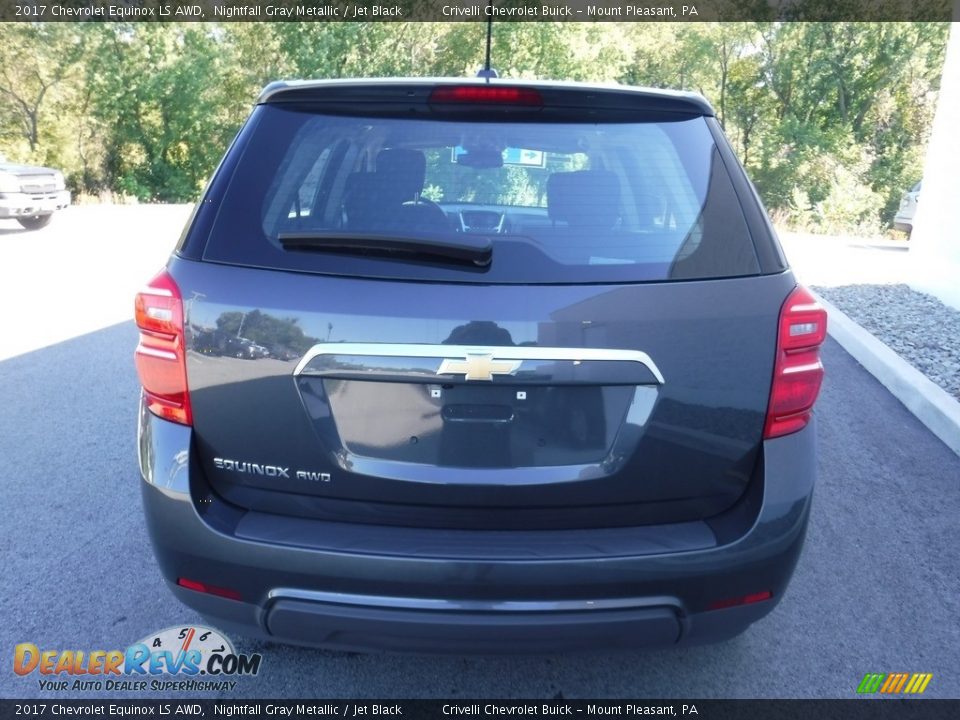 2017 Chevrolet Equinox LS AWD Nightfall Gray Metallic / Jet Black Photo #6