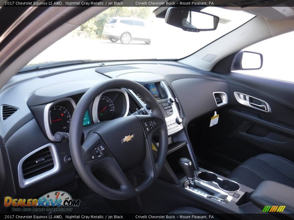 2017 Chevrolet Equinox LS AWD Nightfall Gray Metallic / Jet Black Photo #8