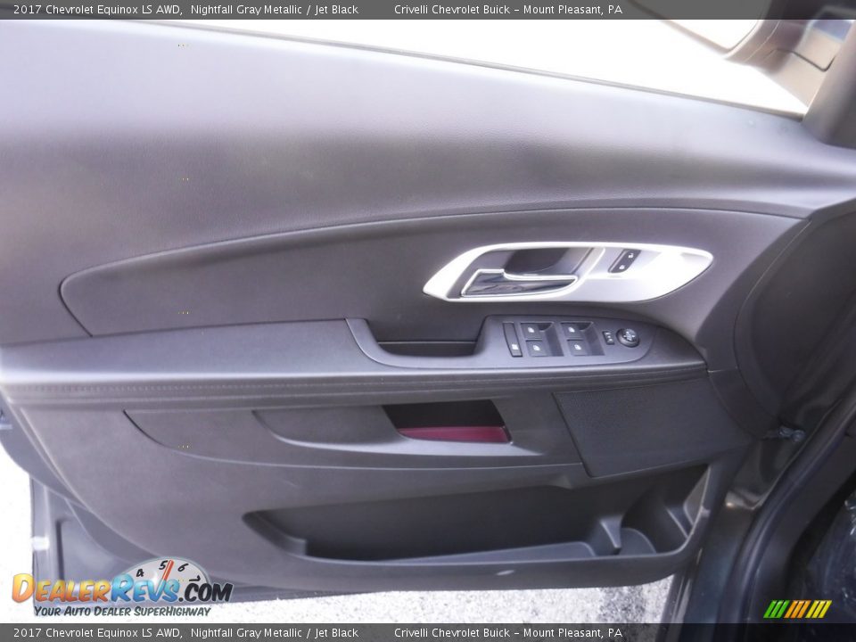 2017 Chevrolet Equinox LS AWD Nightfall Gray Metallic / Jet Black Photo #9