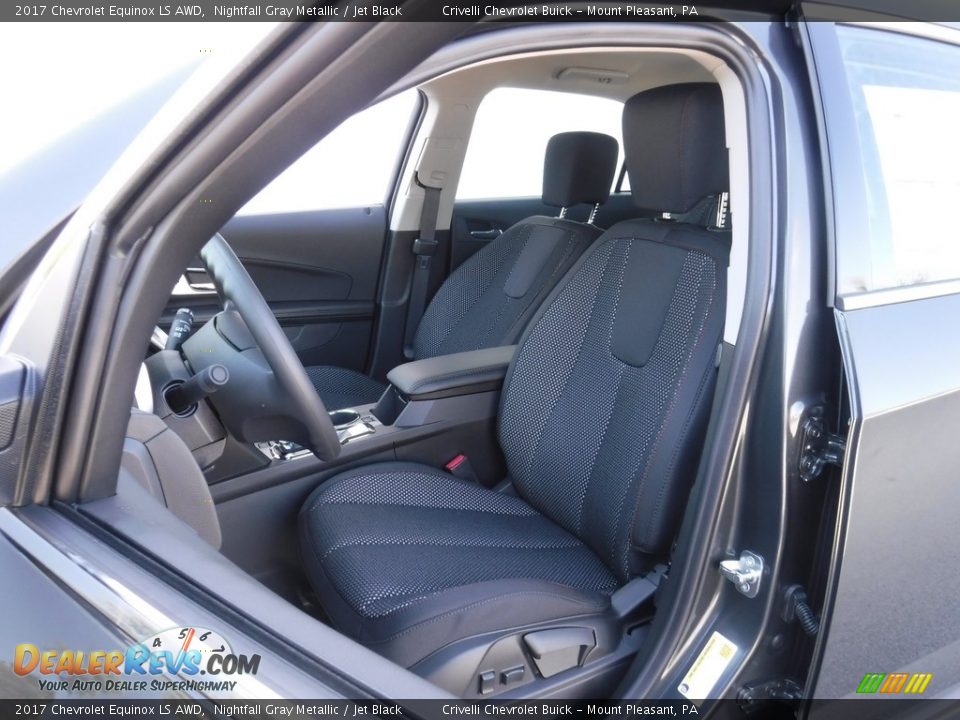 2017 Chevrolet Equinox LS AWD Nightfall Gray Metallic / Jet Black Photo #10