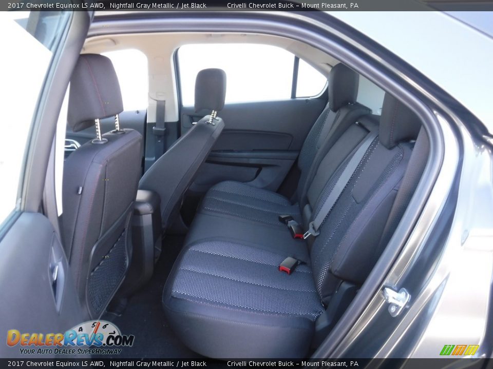2017 Chevrolet Equinox LS AWD Nightfall Gray Metallic / Jet Black Photo #16