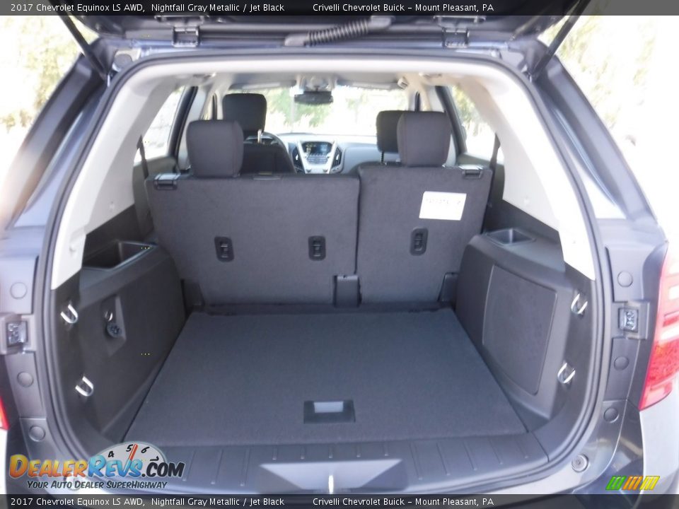 2017 Chevrolet Equinox LS AWD Nightfall Gray Metallic / Jet Black Photo #17