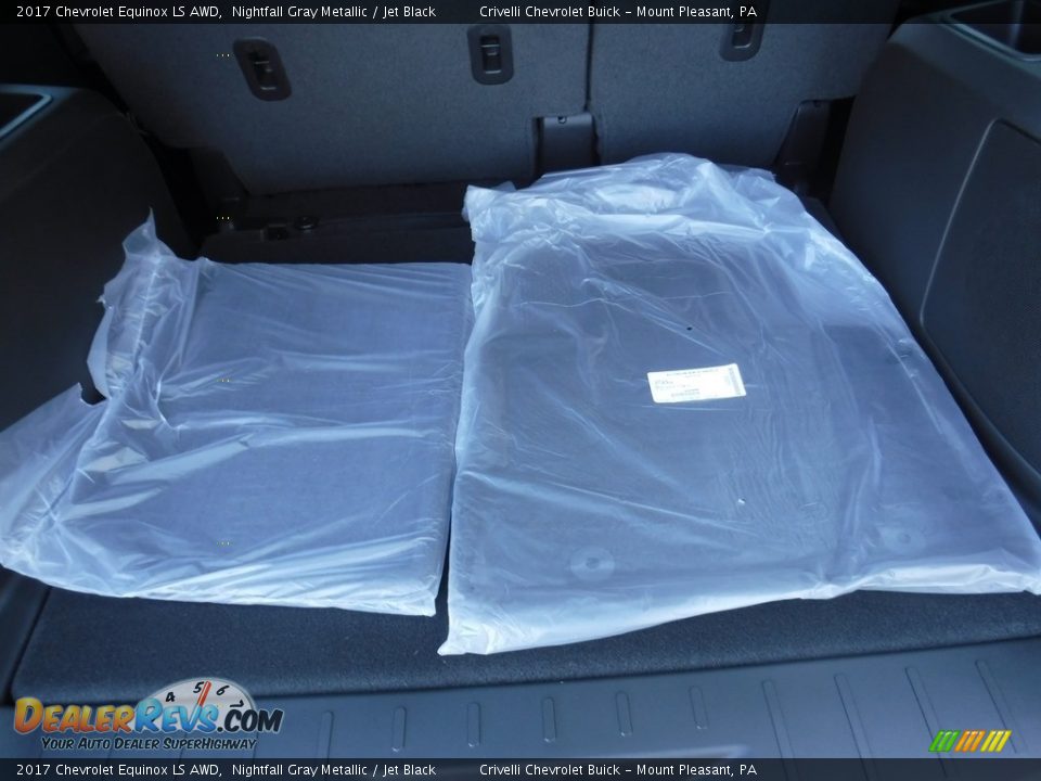 2017 Chevrolet Equinox LS AWD Nightfall Gray Metallic / Jet Black Photo #18