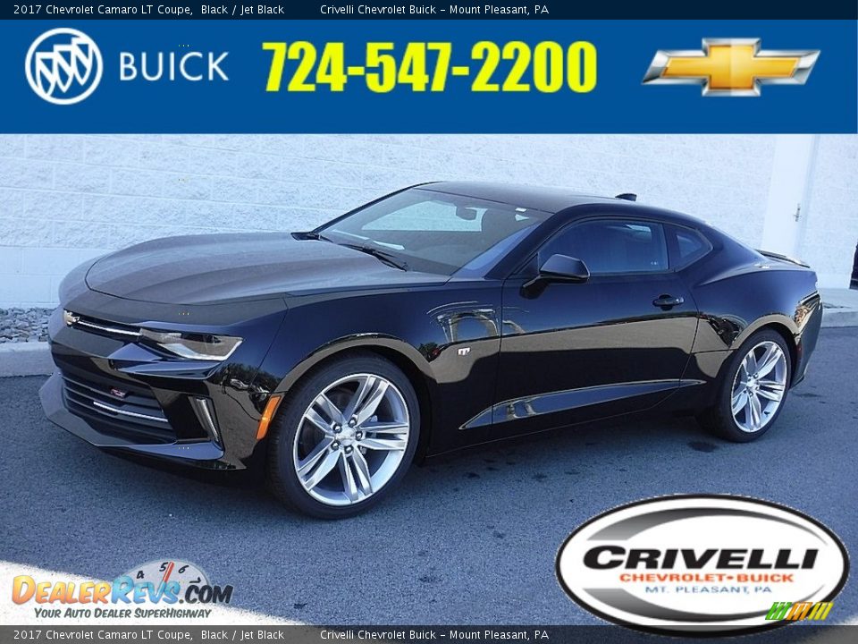 2017 Chevrolet Camaro LT Coupe Black / Jet Black Photo #1
