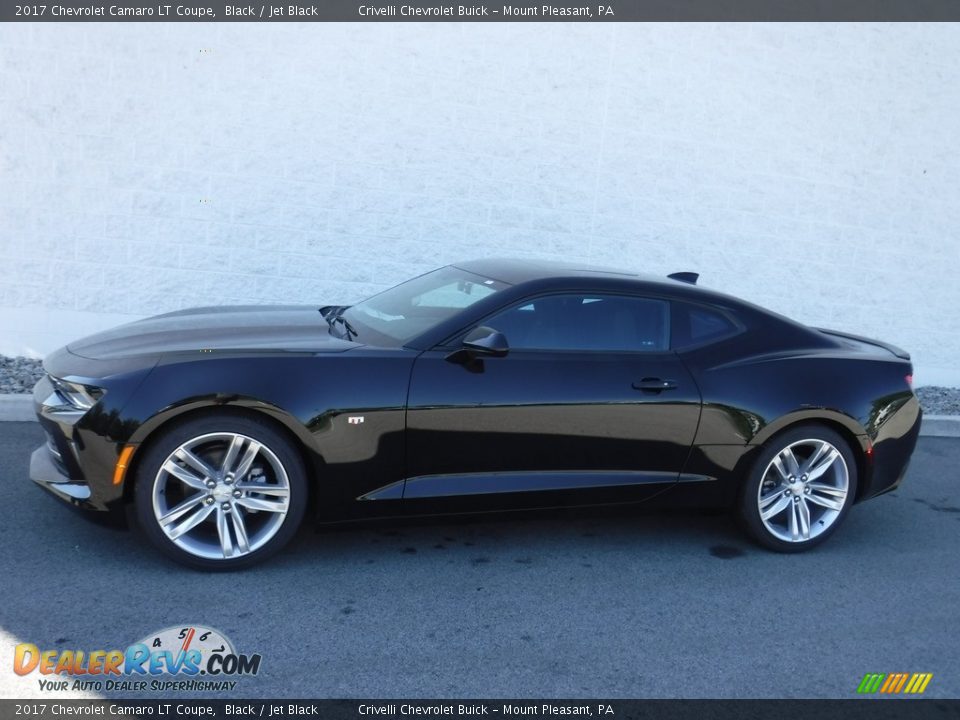2017 Chevrolet Camaro LT Coupe Black / Jet Black Photo #2