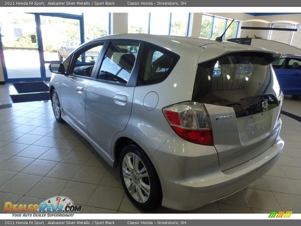 2011 Honda Fit Sport Alabaster Silver Metallic / Sport Black Photo #2