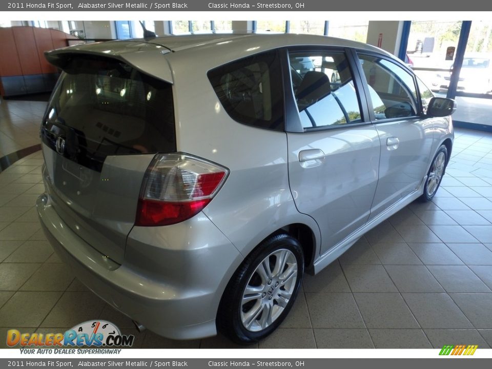 2011 Honda Fit Sport Alabaster Silver Metallic / Sport Black Photo #3