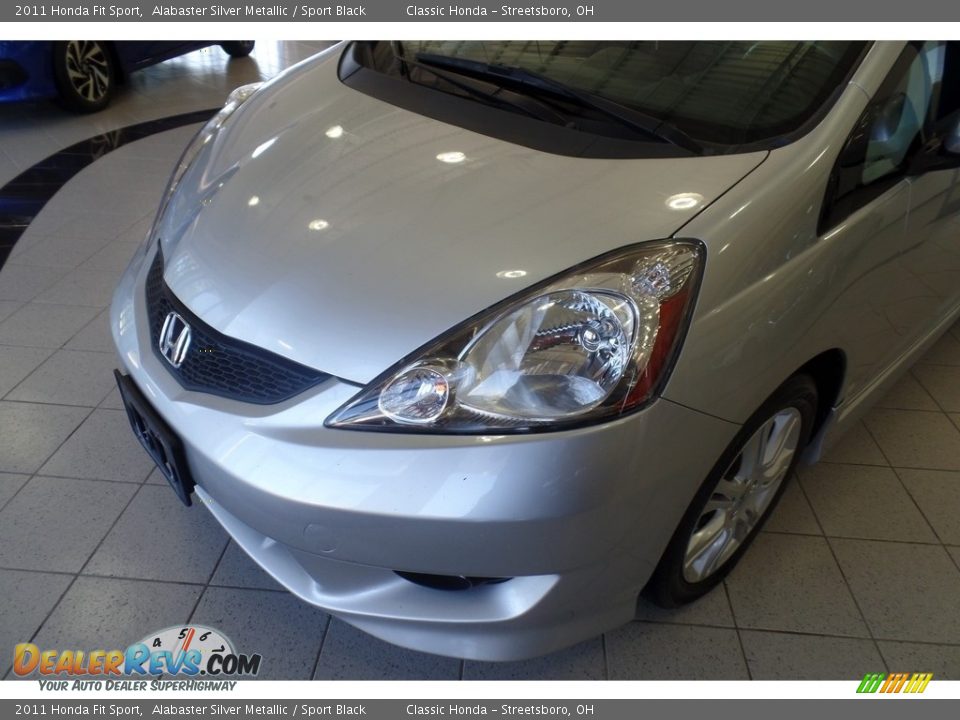 2011 Honda Fit Sport Alabaster Silver Metallic / Sport Black Photo #5