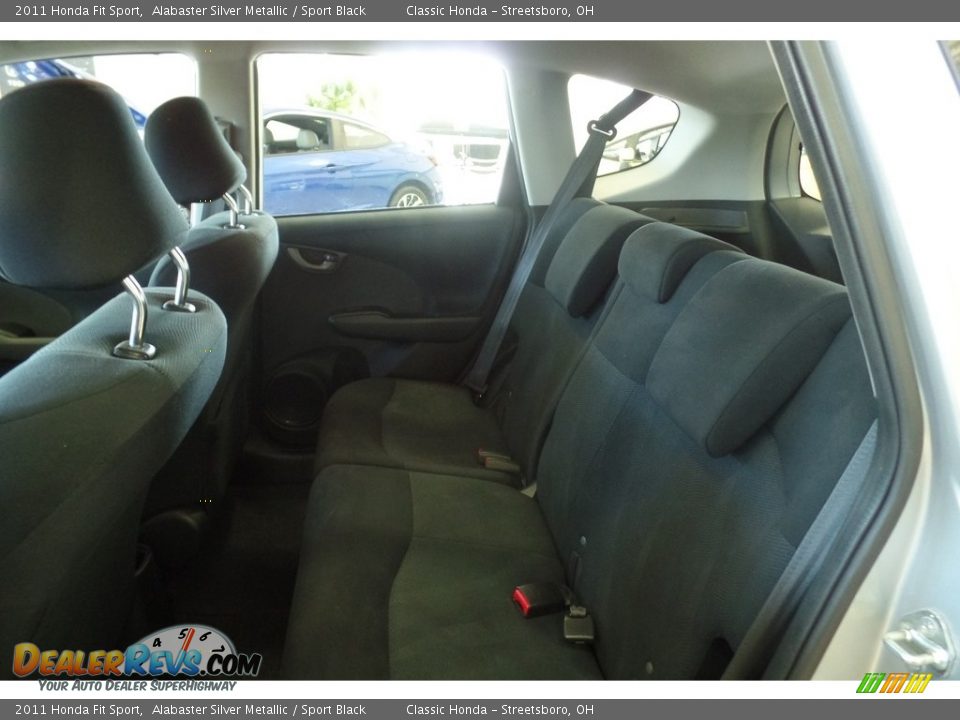 2011 Honda Fit Sport Alabaster Silver Metallic / Sport Black Photo #13