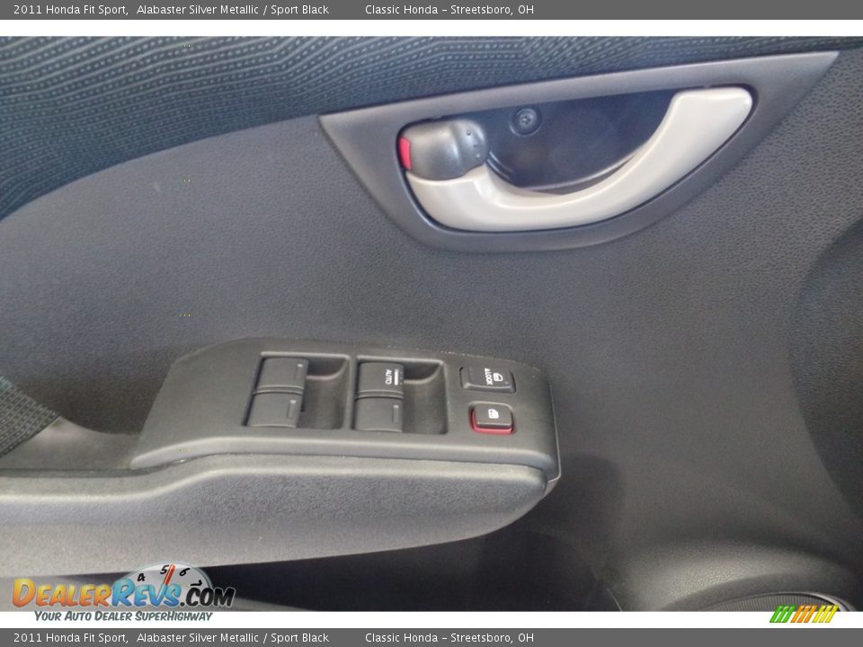2011 Honda Fit Sport Alabaster Silver Metallic / Sport Black Photo #14