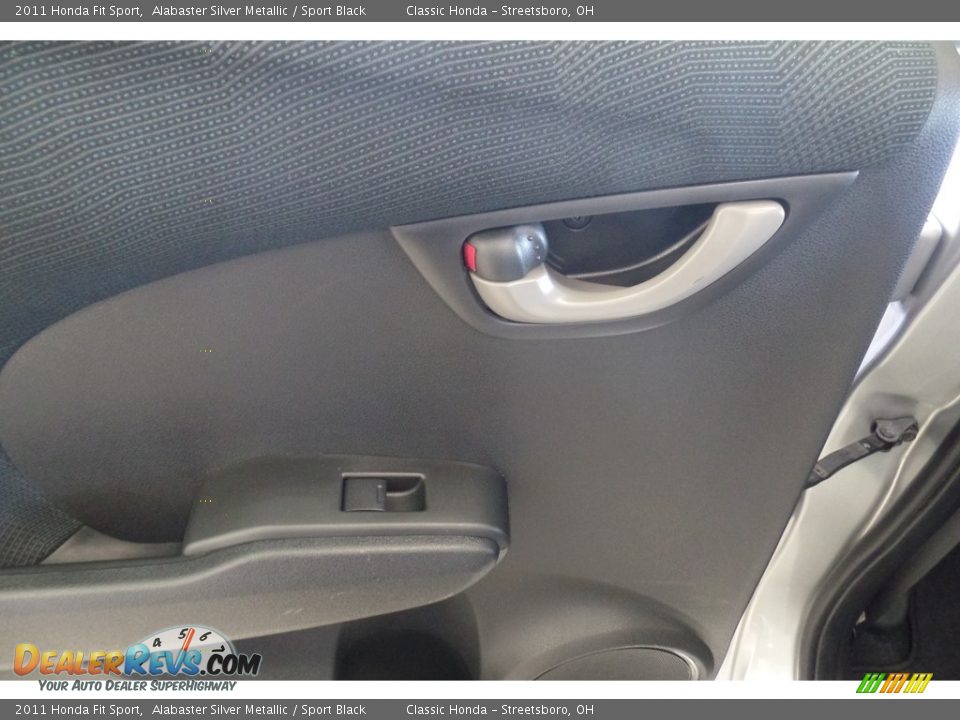 2011 Honda Fit Sport Alabaster Silver Metallic / Sport Black Photo #15