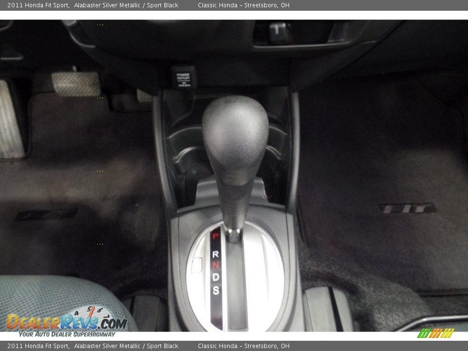2011 Honda Fit Sport Alabaster Silver Metallic / Sport Black Photo #19
