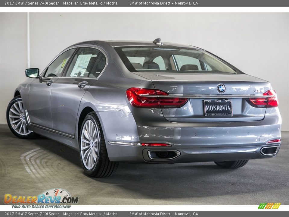 2017 BMW 7 Series 740i Sedan Magellan Gray Metallic / Mocha Photo #3