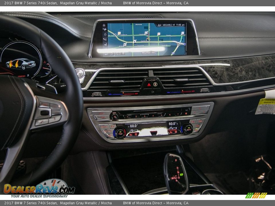 2017 BMW 7 Series 740i Sedan Magellan Gray Metallic / Mocha Photo #5