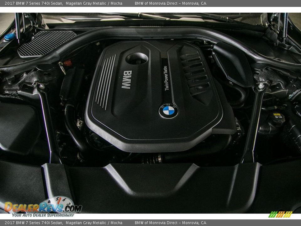 2017 BMW 7 Series 740i Sedan 3.0 Liter DI TwinPower Turbocharged DOHC 24-Valve VVT Inline 6 Cylinder Engine Photo #8