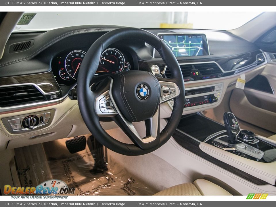 Dashboard of 2017 BMW 7 Series 740i Sedan Photo #6