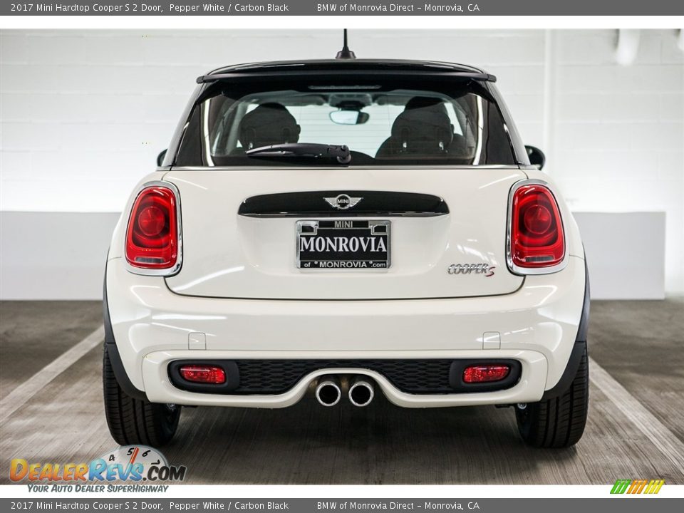 2017 Mini Hardtop Cooper S 2 Door Pepper White / Carbon Black Photo #4